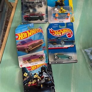 Set of 5 Hot Wheel Cars Collectors